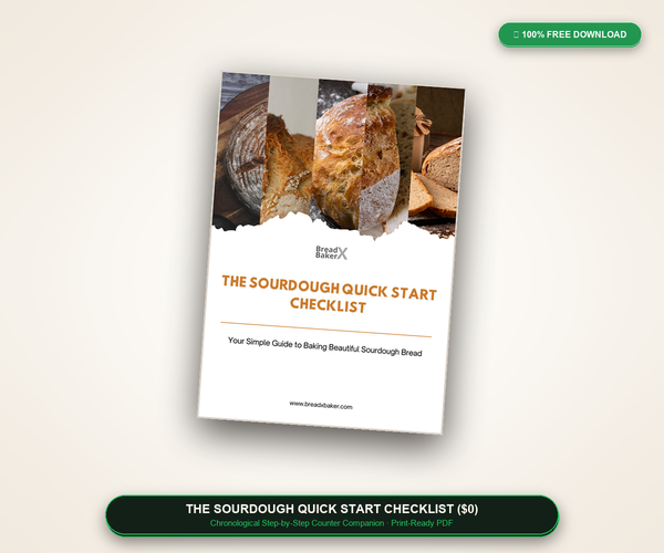 The Sourdough Quick Start Checklist Free PDF Download